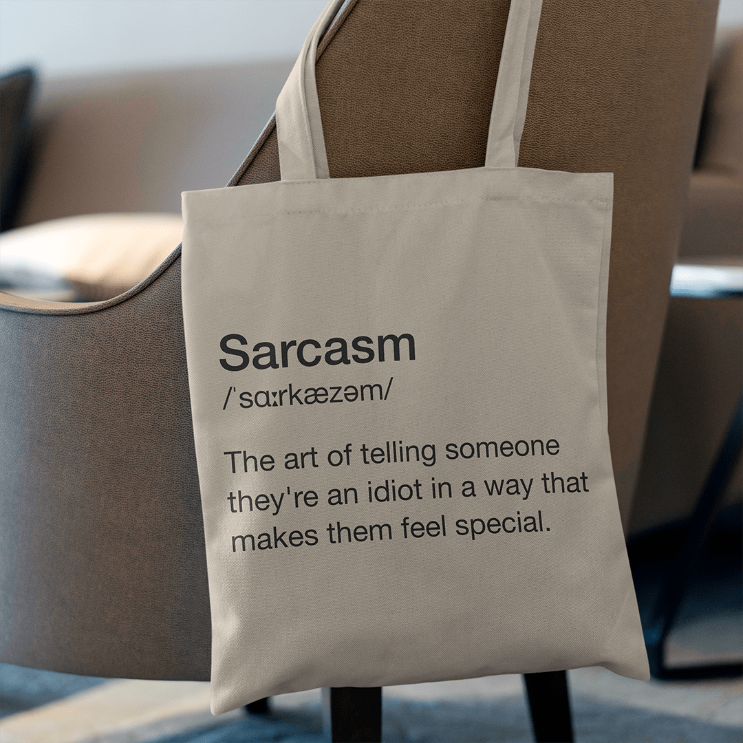 Medžiaginis maišelis - Sarcasm iš blabla.lt