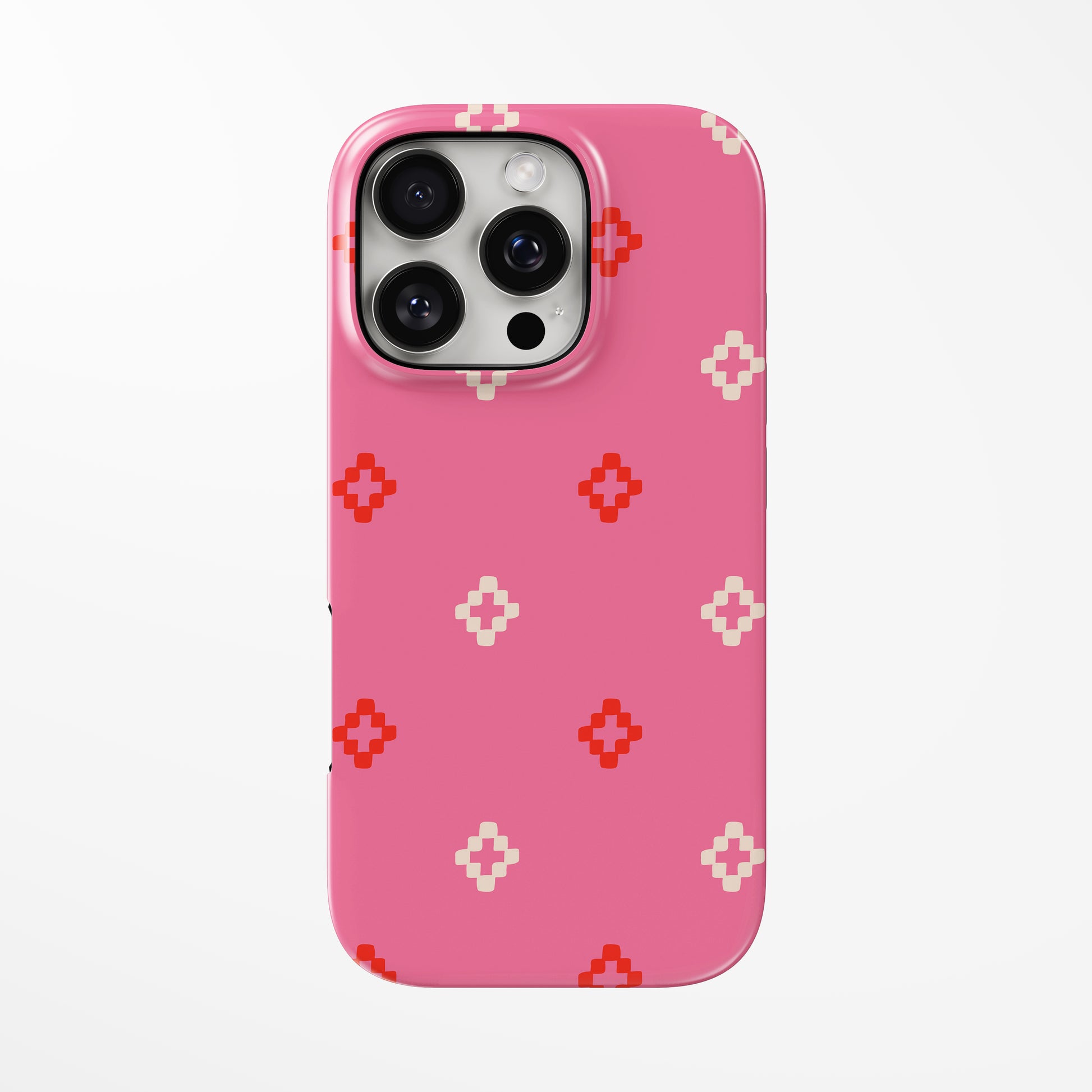 Blush Grid Pop MagSafe iPhone dėklas iš blabla.lt