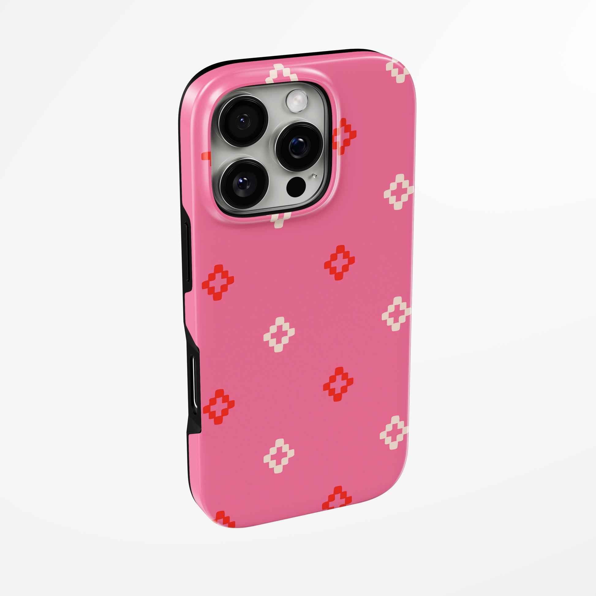 Blush Grid Pop MagSafe iPhone dėklas iš blabla.lt