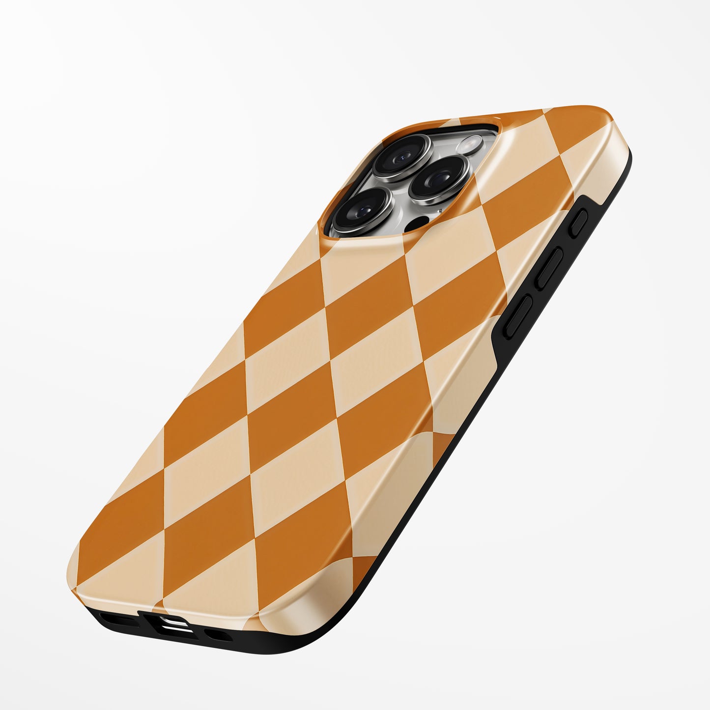 Caramel Check MagSafe iPhone dėklas iš blabla.lt