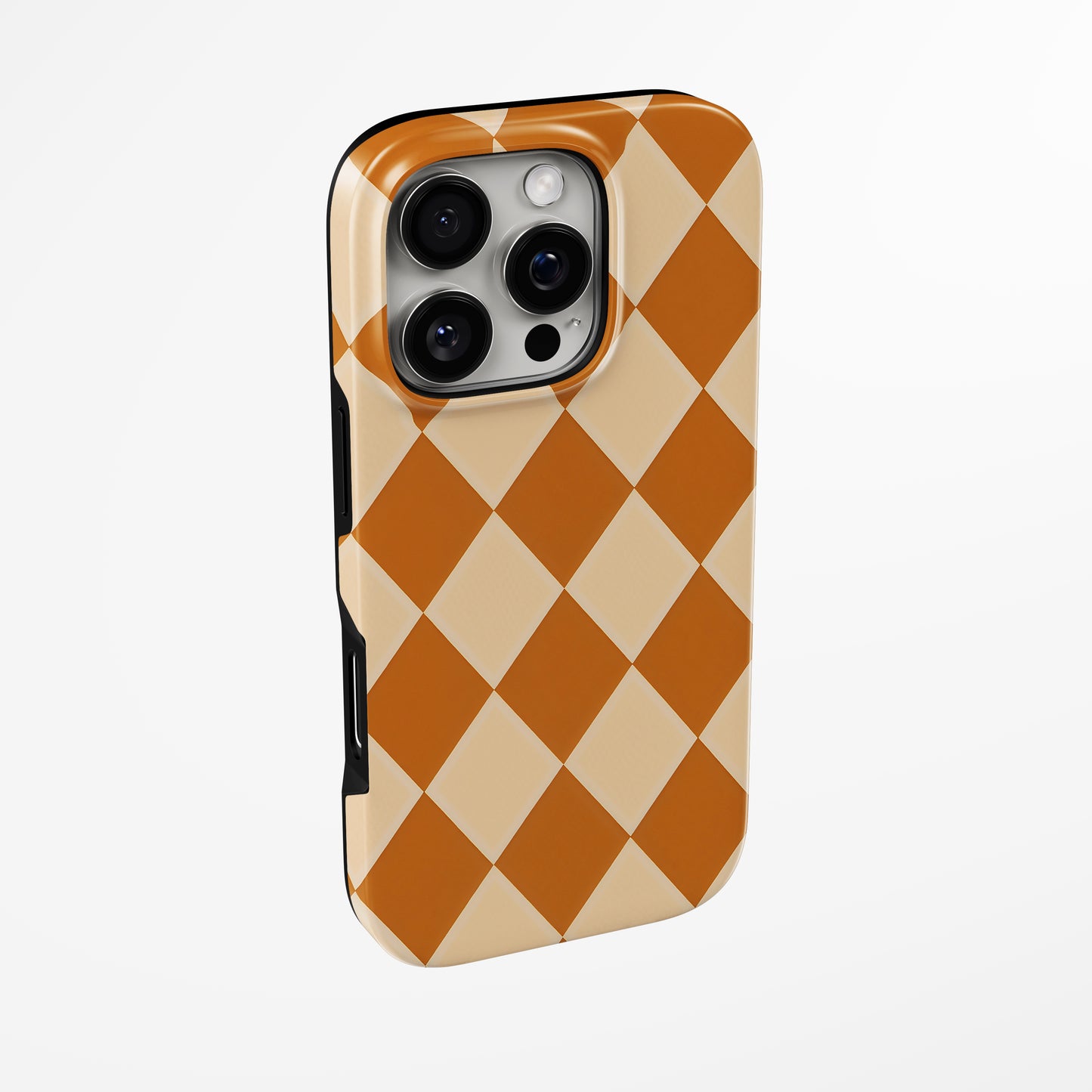 Caramel Check MagSafe iPhone dėklas iš blabla.lt