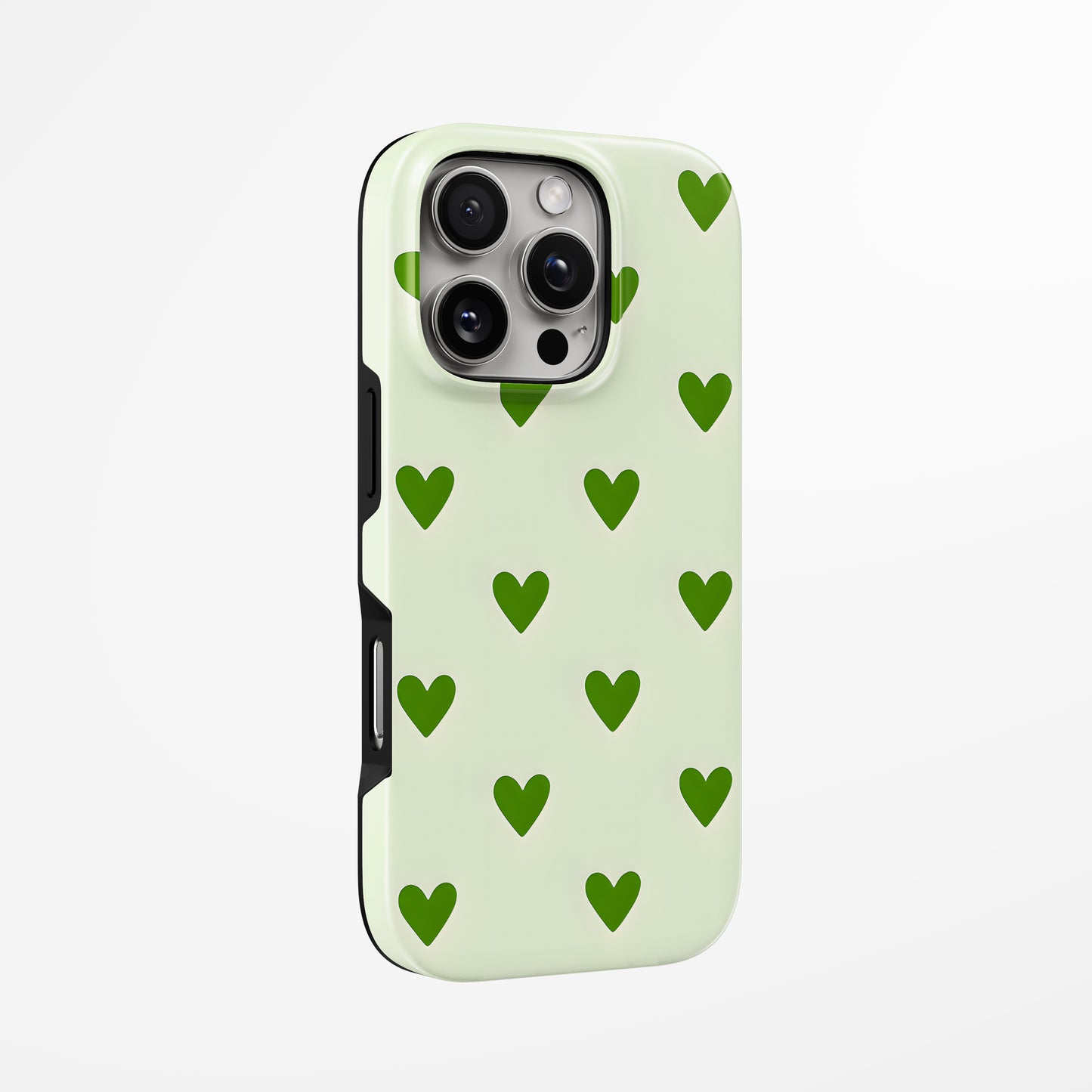 Green Hearts MagSafe iPhone dėklas iš blabla.lt