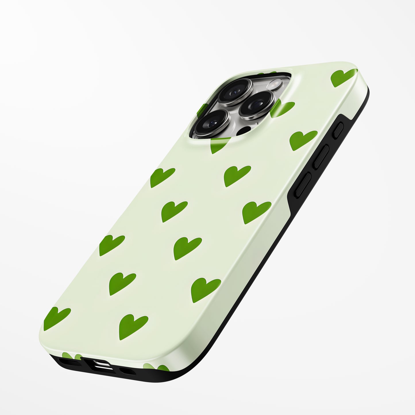 Green Hearts MagSafe iPhone dėklas iš blabla.lt