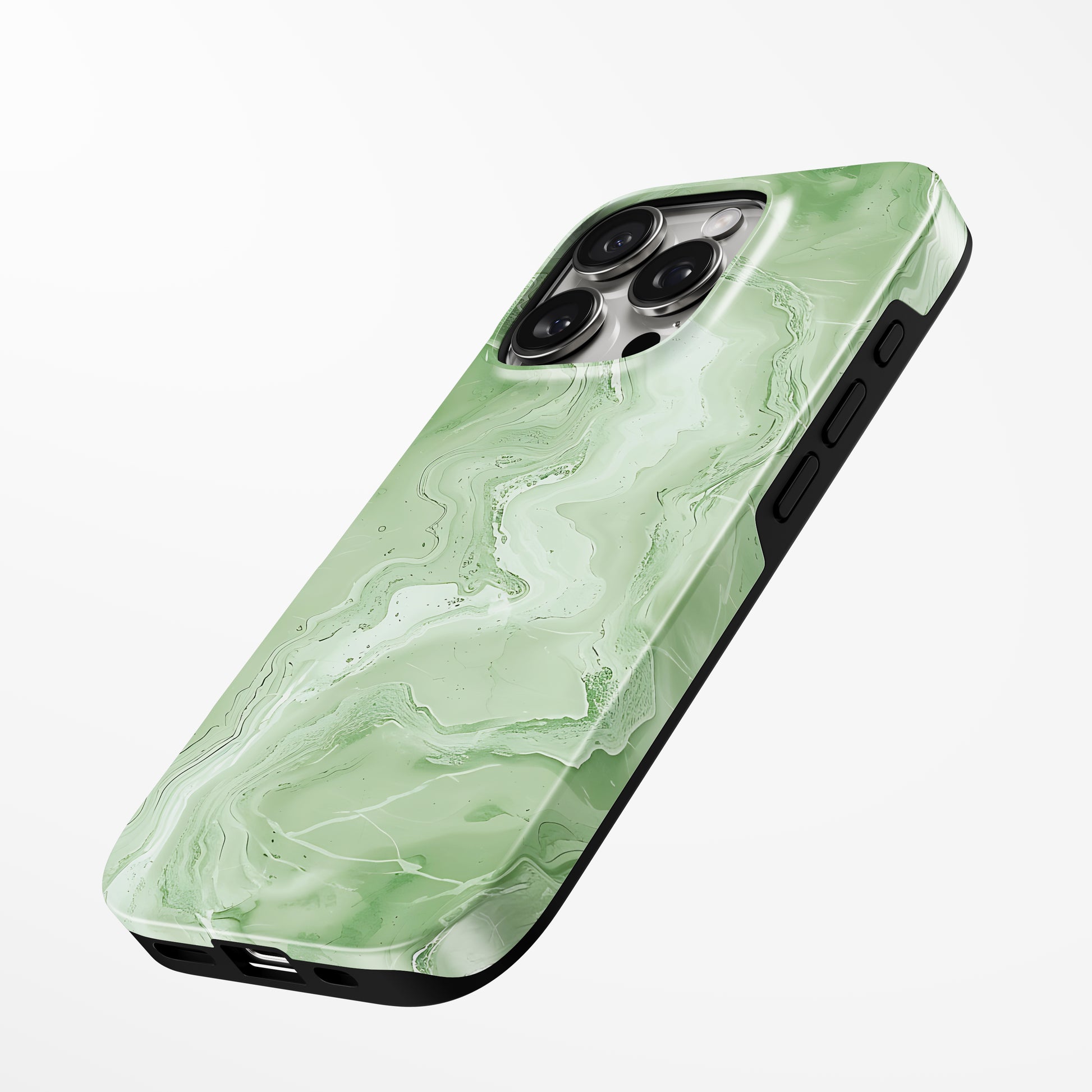 Matcha Marble MagSafe iPhone dėklas iš blabla.lt