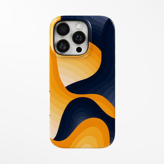 Midnight Amber Waves MagSafe iPhone dėklas iš blabla.lt