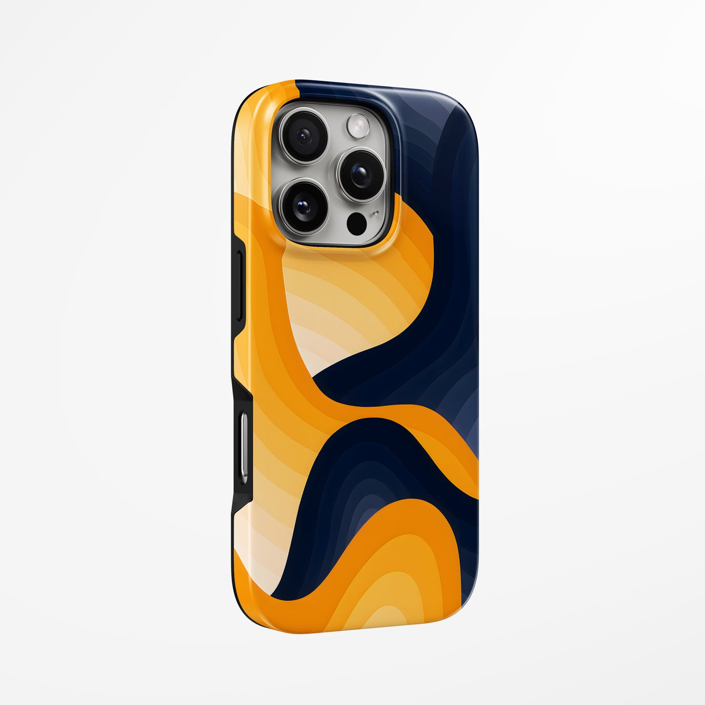 Midnight Amber Waves MagSafe iPhone dėklas iš blabla.lt