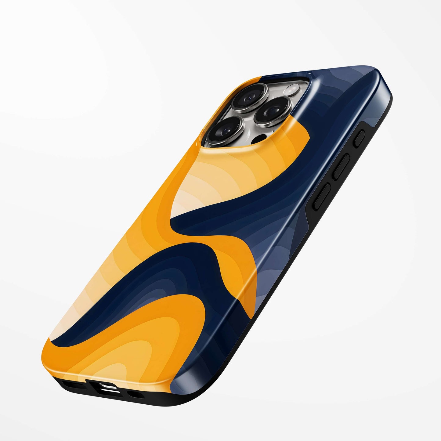 Midnight Amber Waves MagSafe iPhone dėklas iš blabla.lt