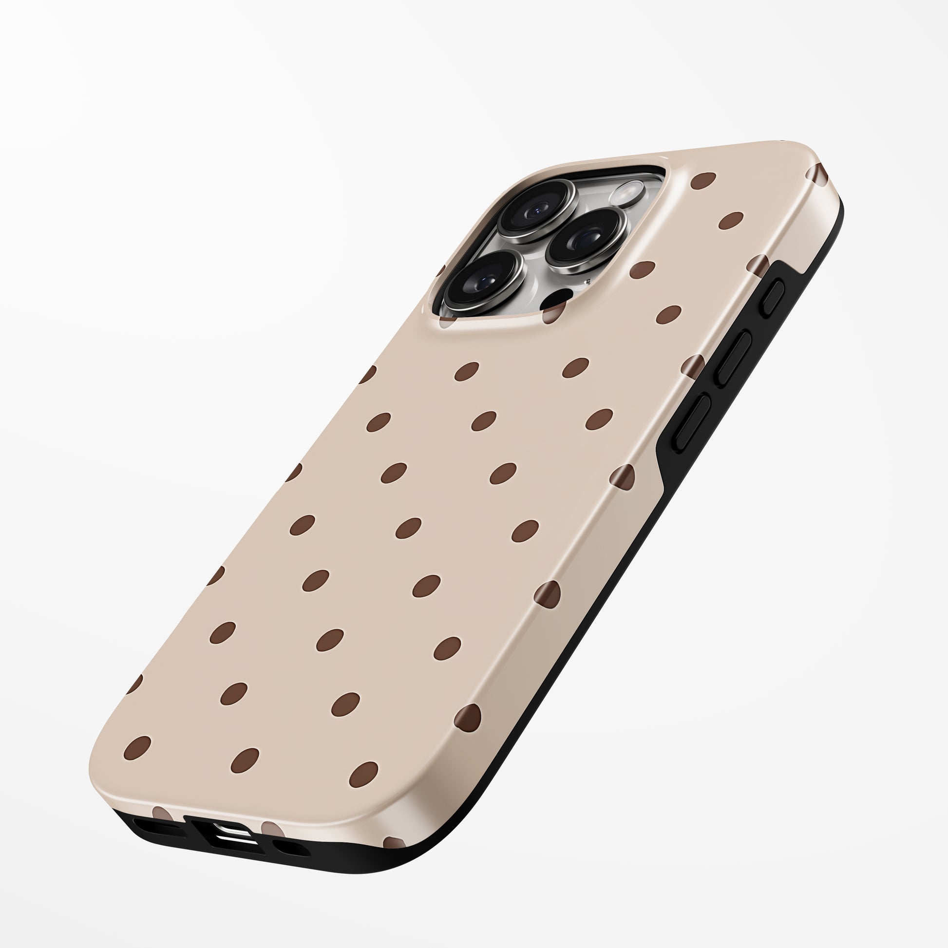 Mocha Dots MagSafe iPhone dėklas iš blabla.lt