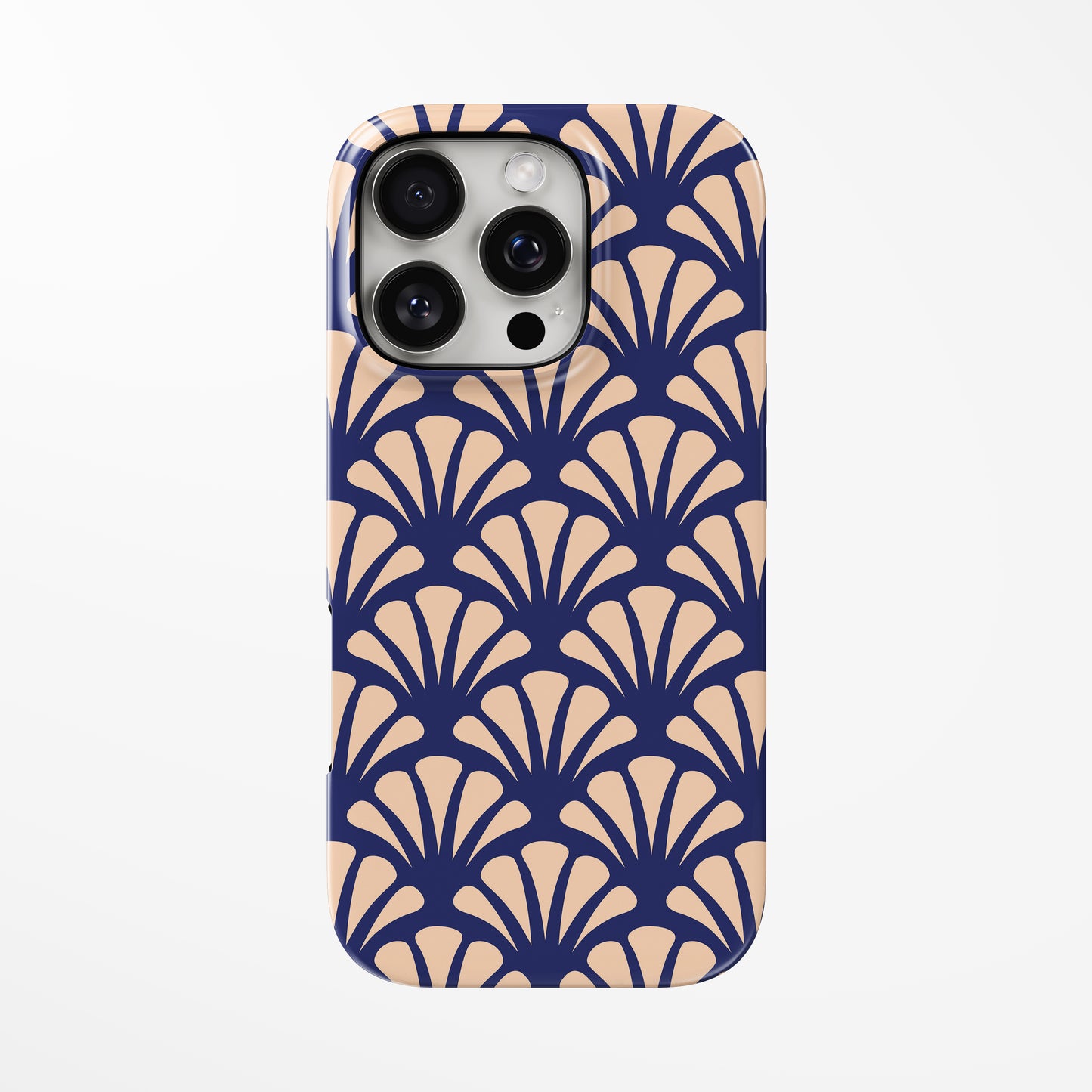 Navy Bloom MagSafe iPhone dėklas iš blabla.lt