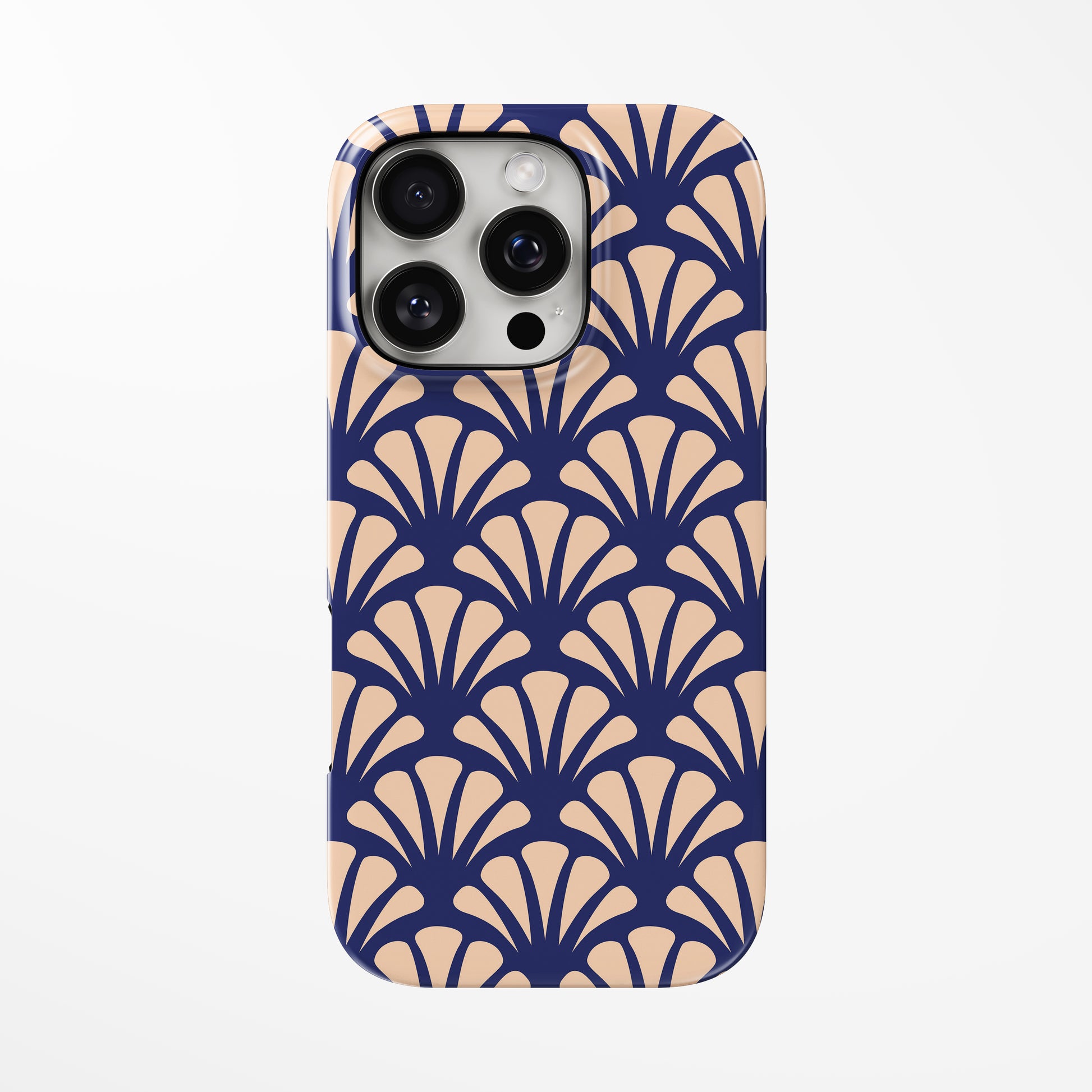 Navy Bloom MagSafe iPhone dėklas iš blabla.lt