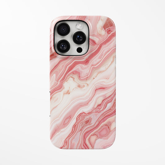 Pink Agate Swirl iPhone dėklas iš blabla.lt