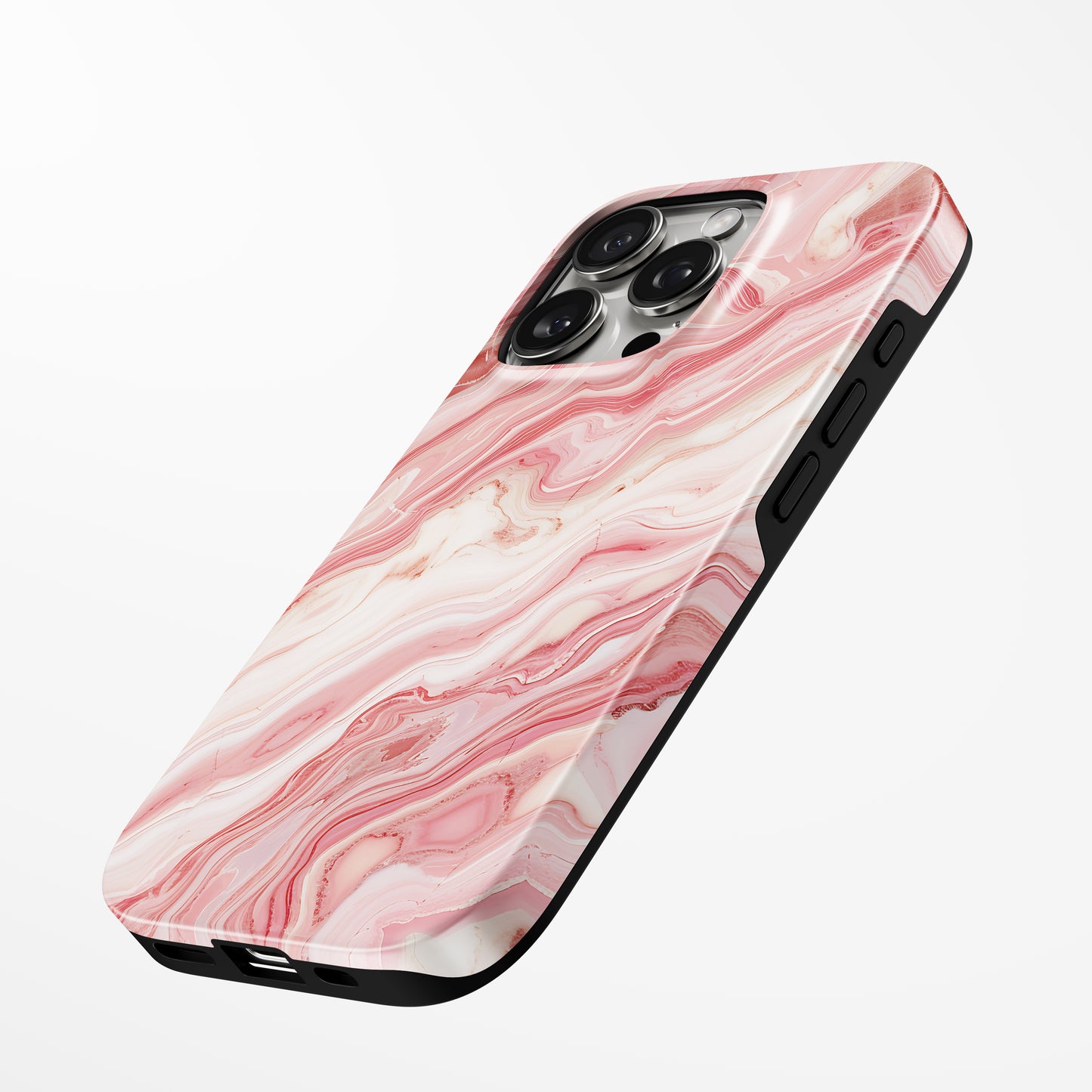 Pink Agate Swirl iPhone dėklas iš blabla.lt