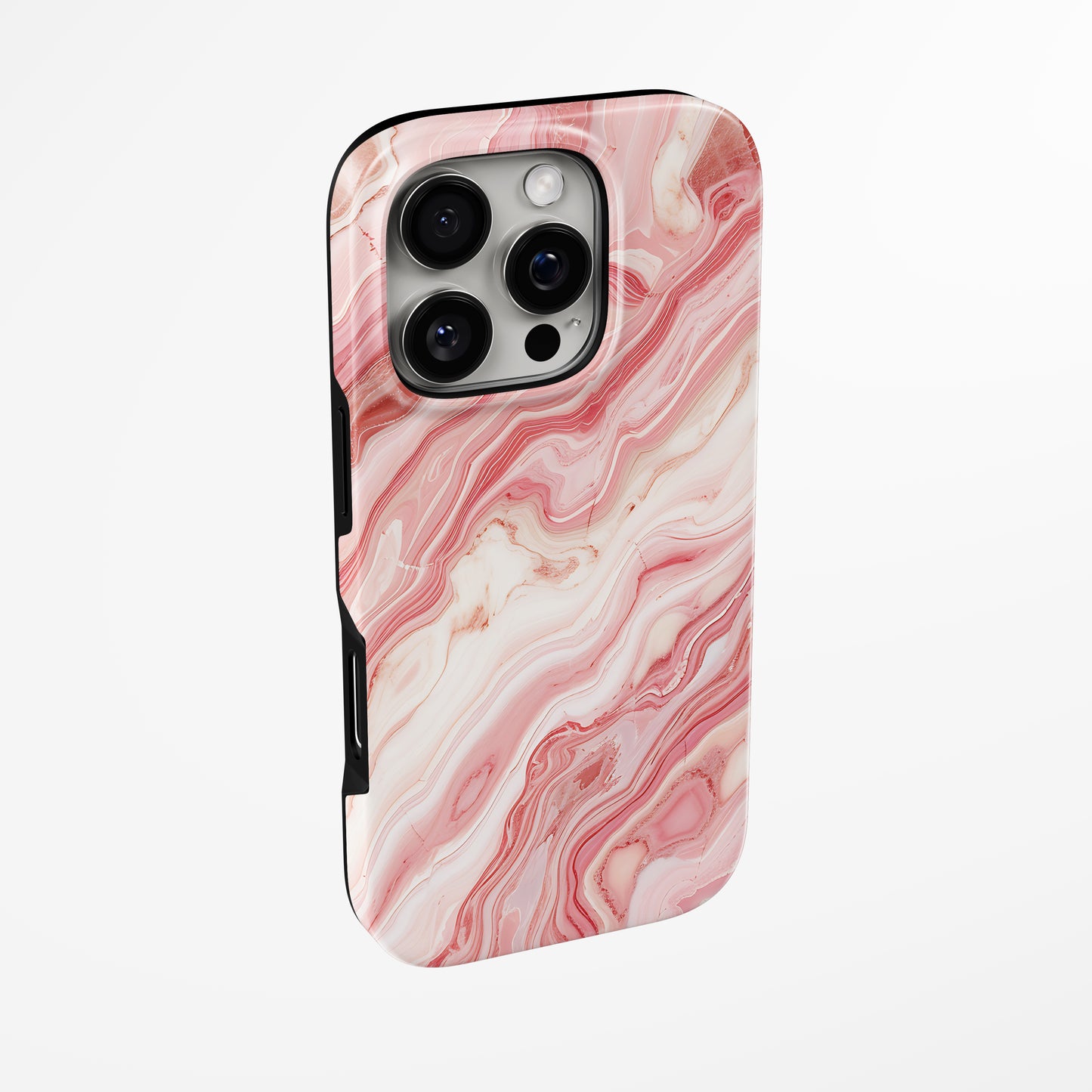Pink Agate Swirl iPhone dėklas iš blabla.lt