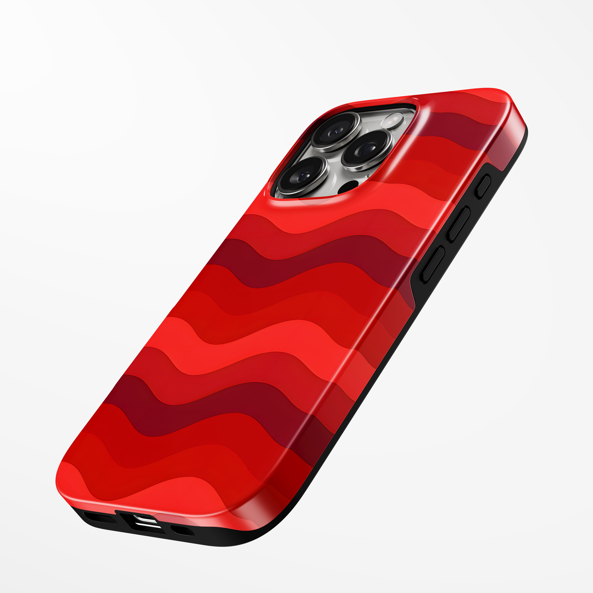 Red Waves MagSafe iPhone dėklas iš blabla.lt