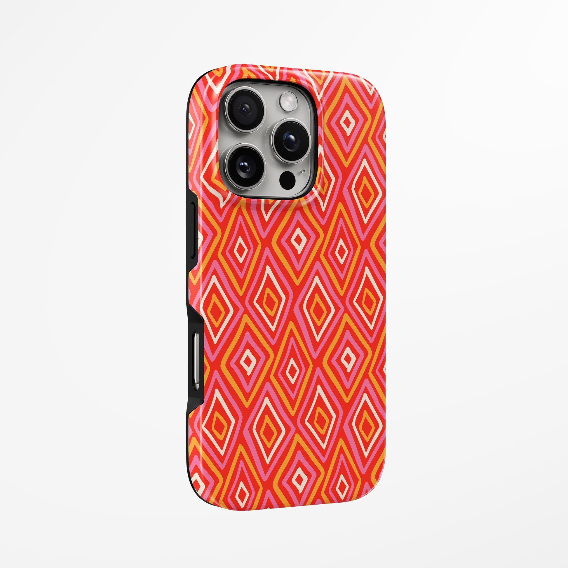 Retro Flame MagSafe iPhone dėklas iš blabla.lt