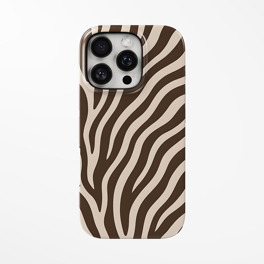 Zebra Mocha MagSafe iPhone dėklas iš blabla.lt