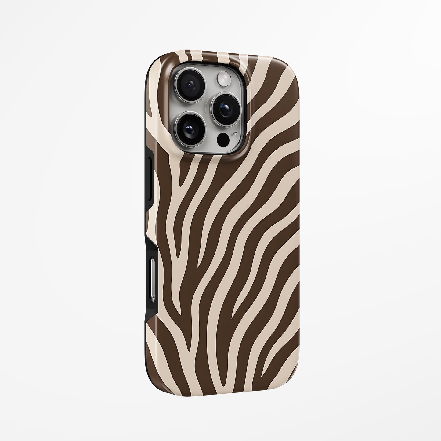 Zebra Mocha MagSafe iPhone dėklas iš blabla.lt
