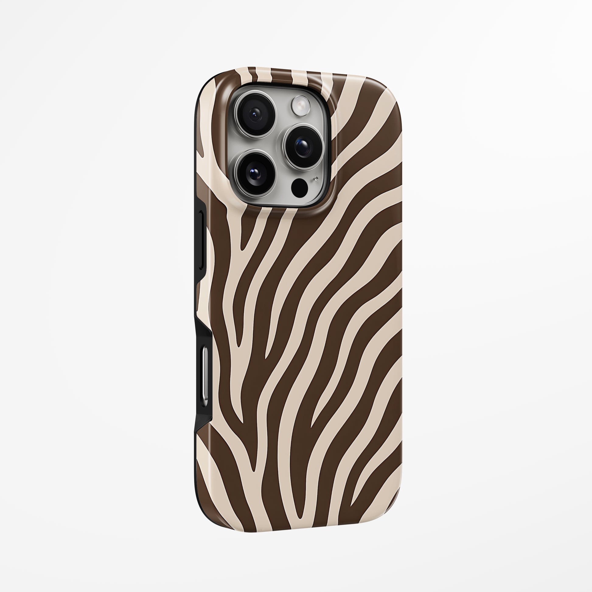Zebra Mocha MagSafe iPhone dėklas iš blabla.lt