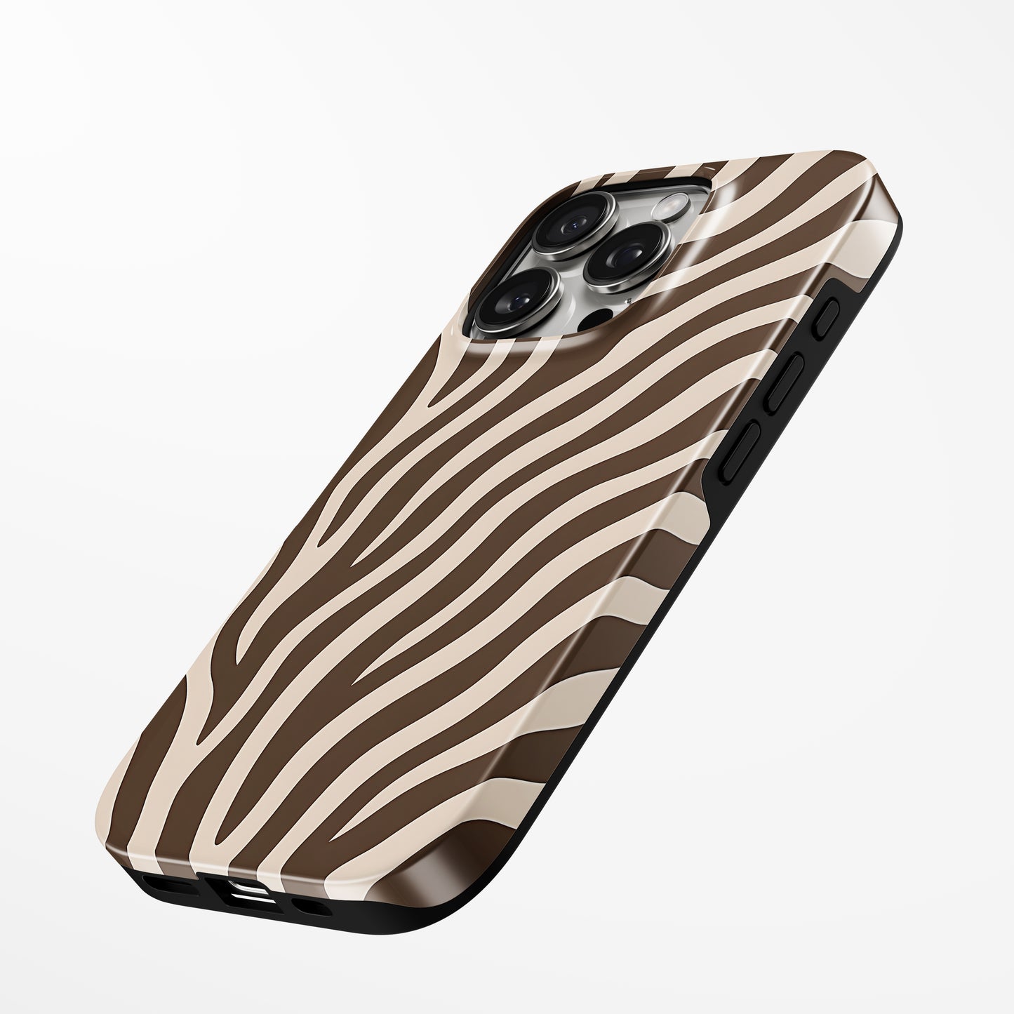 Zebra Mocha MagSafe iPhone dėklas iš blabla.lt