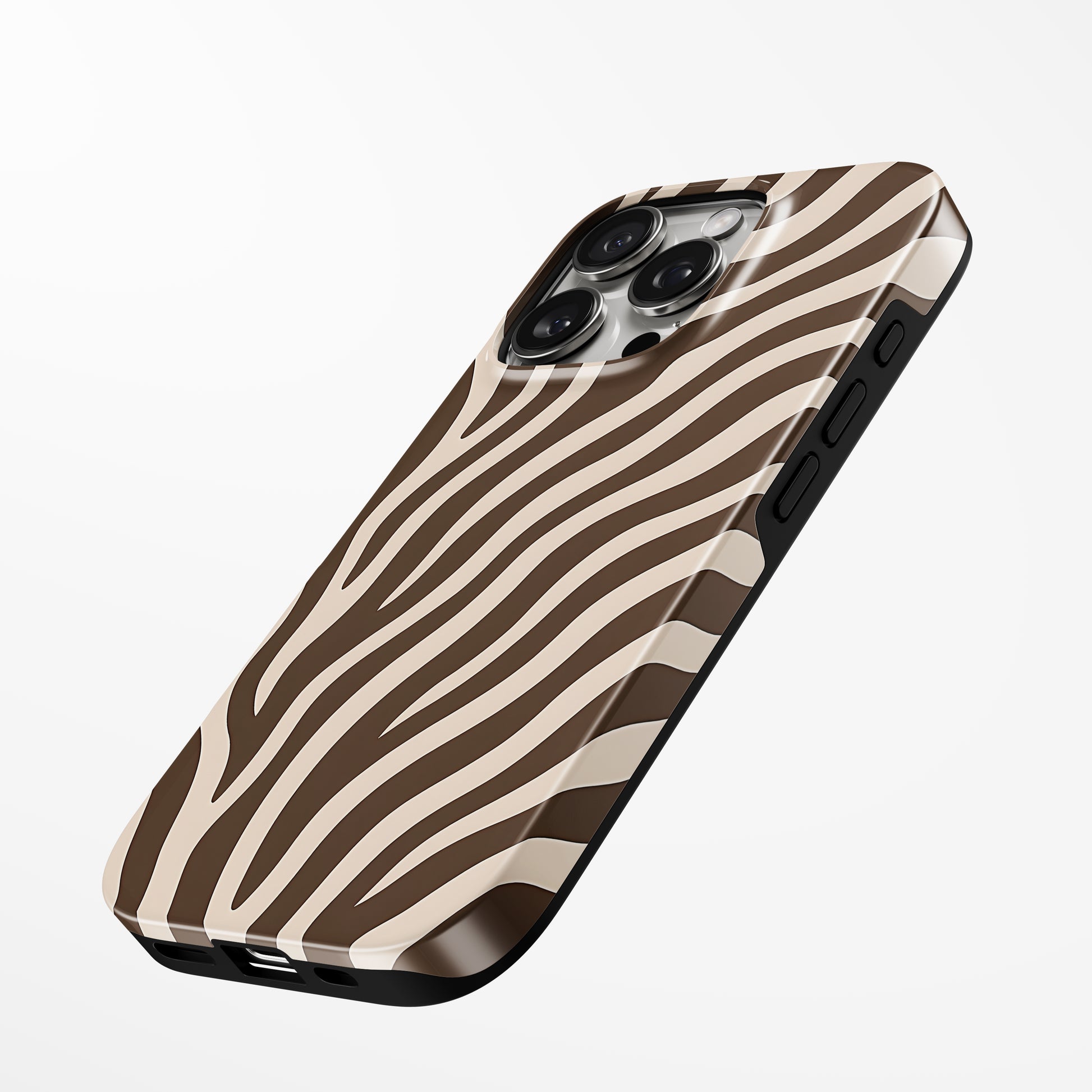 Zebra Mocha MagSafe iPhone dėklas iš blabla.lt