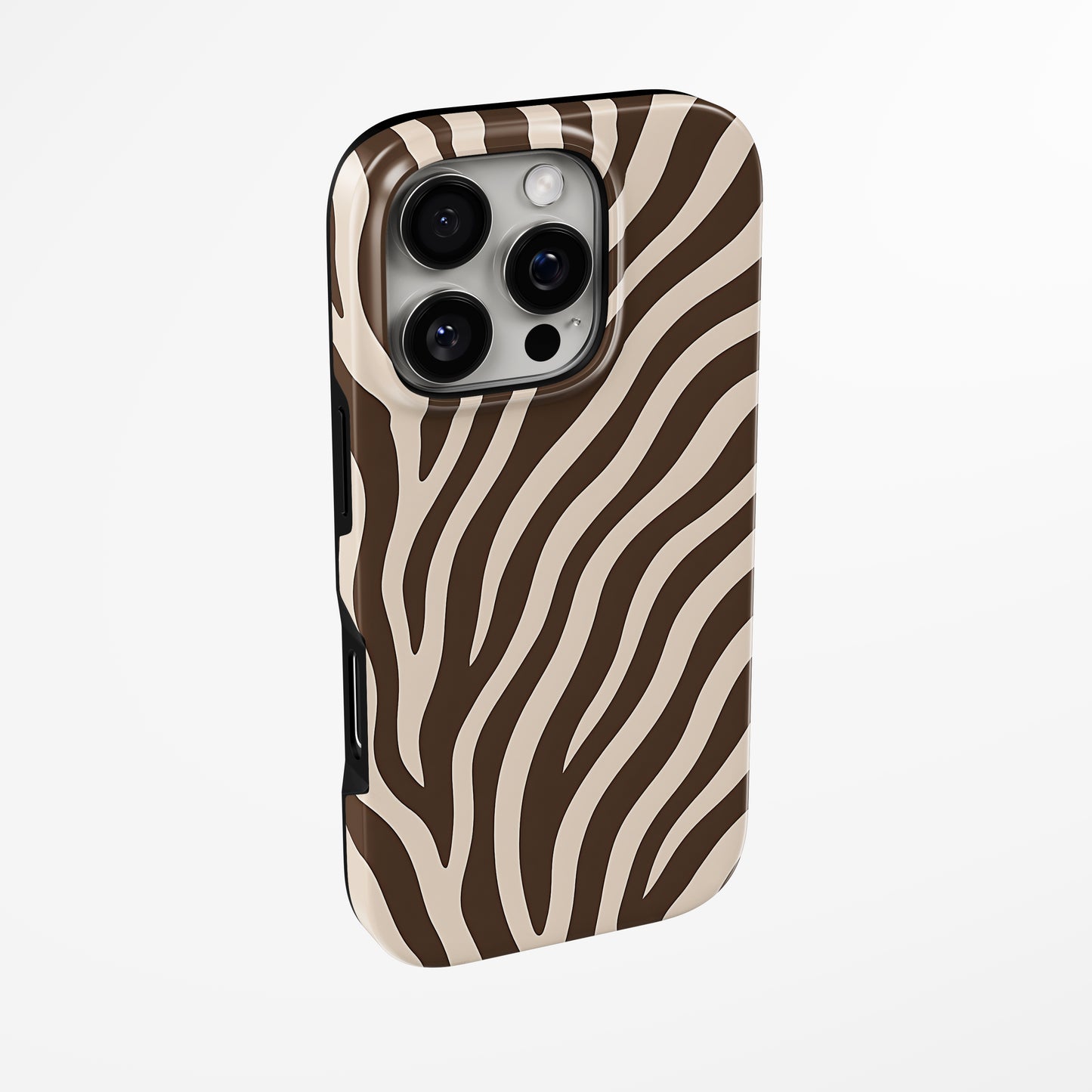 Zebra Mocha MagSafe iPhone dėklas iš blabla.lt